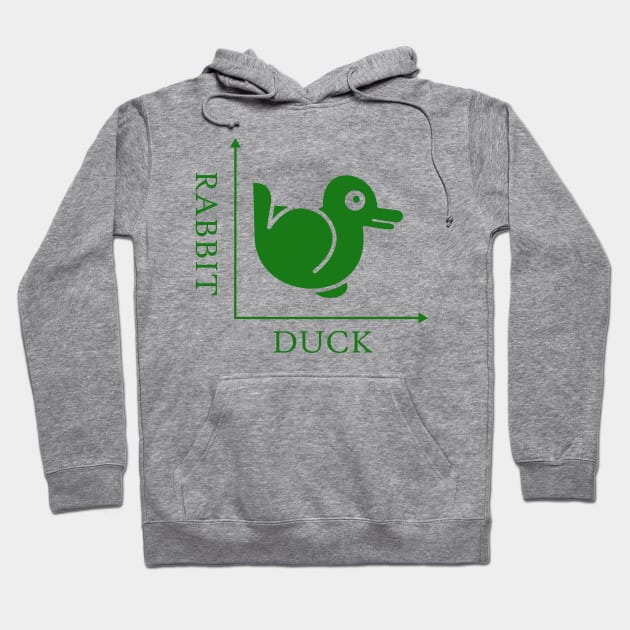 Duck Rabbit Illusion Hoodie by Taylor'd Designs